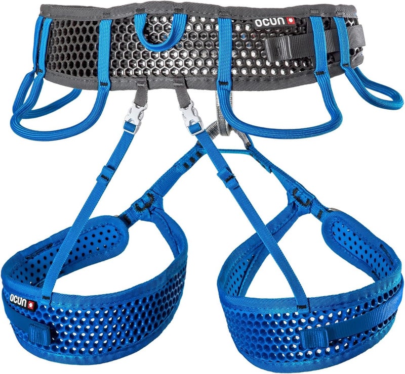 Ocun Webee Rock Climbing Harness, 4 Gear Loop Half Body Safety Harness for Indoor, Big Wall, Trad & Alpine Climbs (3 Buckle) - Image 4